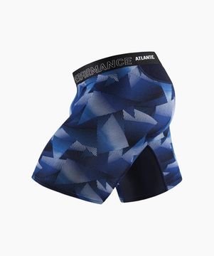 Трусы мужские боксеры (1 шт) удлиненные, Atlantic MH-1202, бамбук, темно-синий