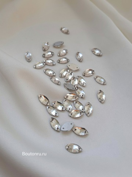 Стразы пришивные лодочка