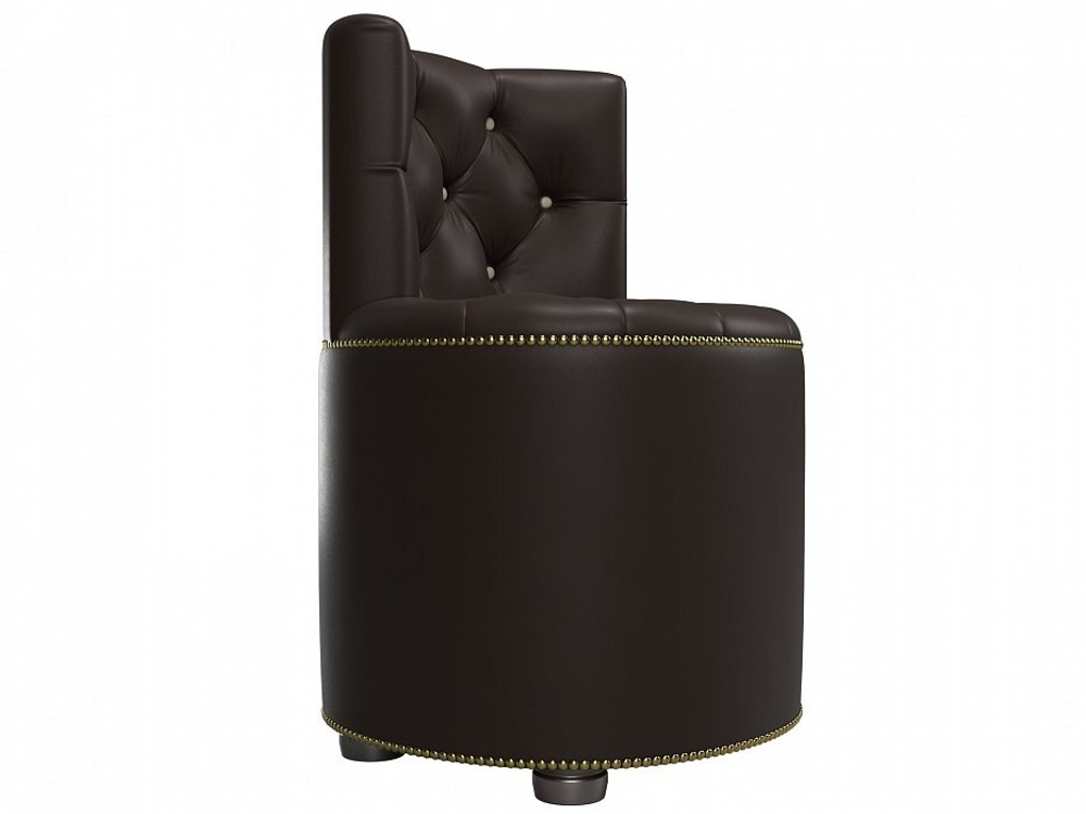 Пуф Саваж, Коричневый, Экокожа, 29303