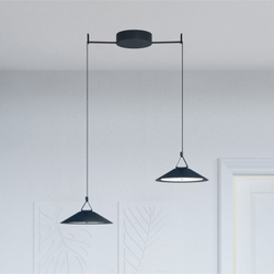 DK5565-BK Cветильник для трека-ремня Belty, серия Flow, со светодиодом, D300*H71мм, 48V DC, 20W, RA90, 120°, 3000K, IP20, черный, алюминий