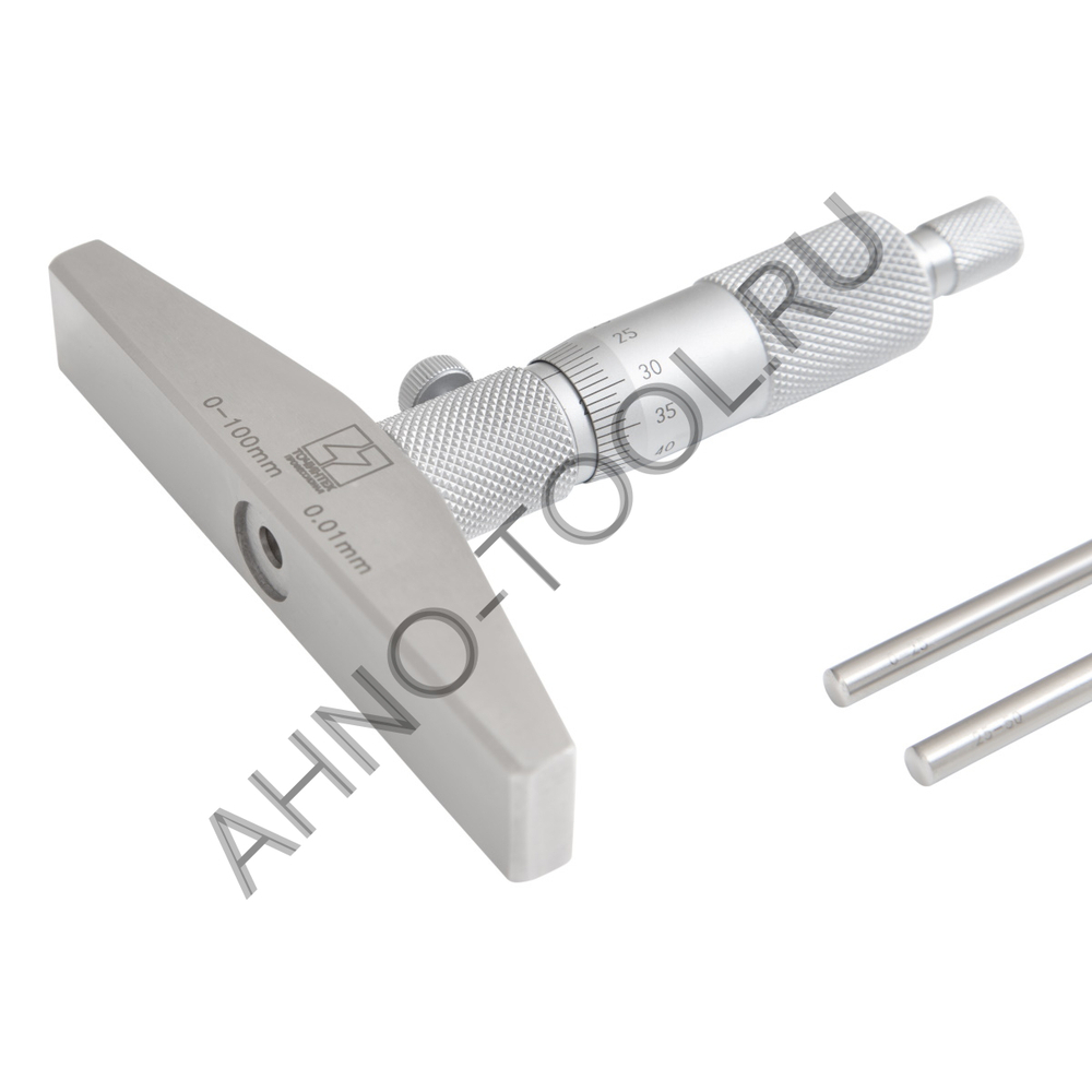 Глубиномер микрометрический ГМ-100-0.01 ГОСТ 7470-92 ТОЧИНТЕХ-Профессионал