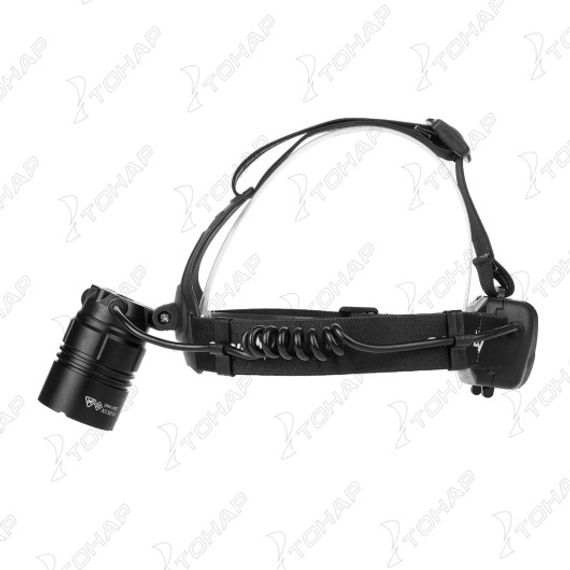 Фонарь налобный 1950 LM, IP32, USB (N-FN-HL08) NISUS