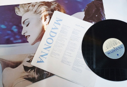 Винтажная виниловая пластинка LP Madonna True Blue (USA 1986)