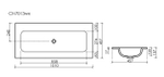 Раковина Ceramica Nova Grace 100 см CN7013wx белый