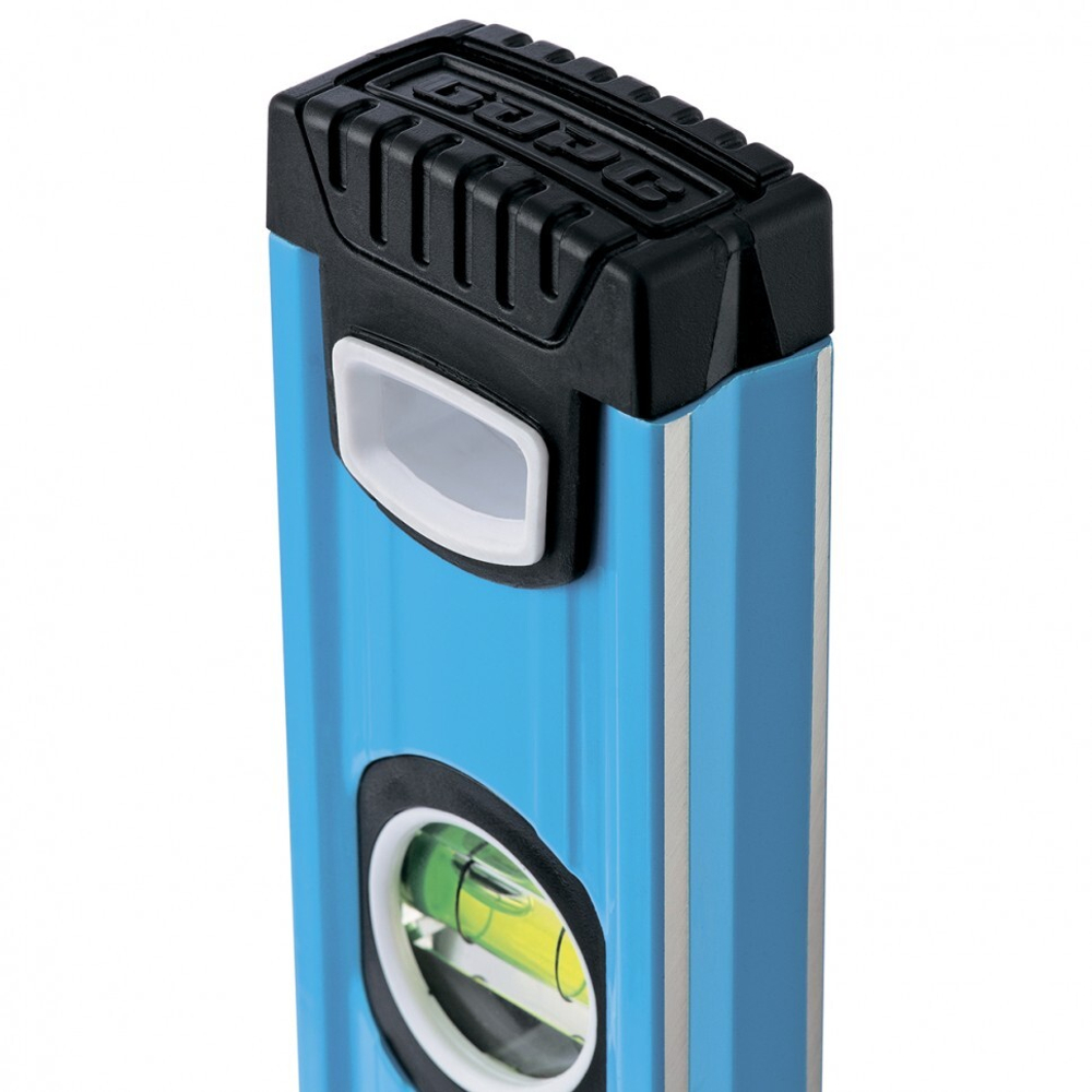 Уровень алюминиевый, 1500 мм, профиль 1,6 мм, фрезерованный, ударопрочные заглушки, 3 глазка Барс