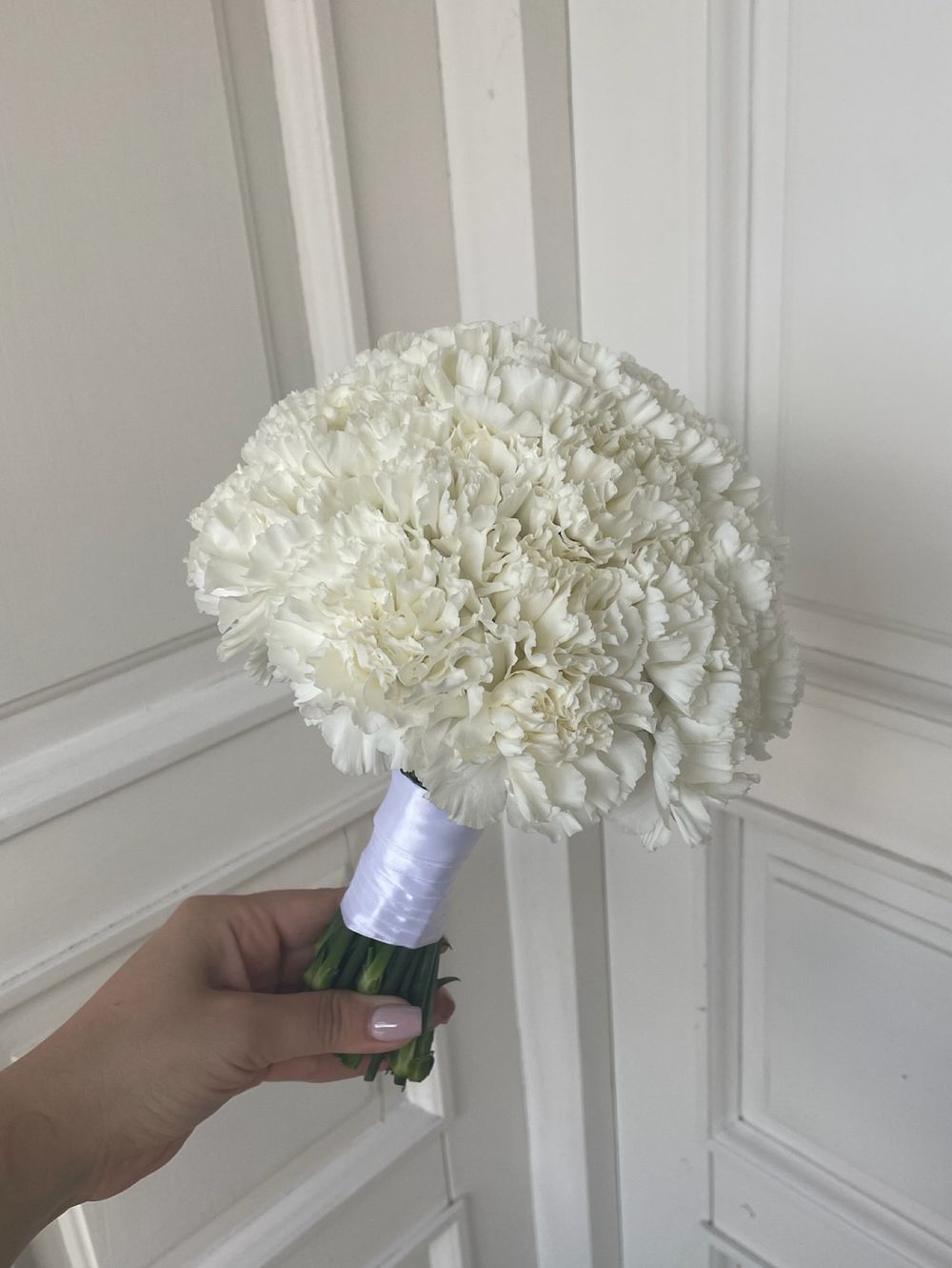 Свадебный букет из диантусов