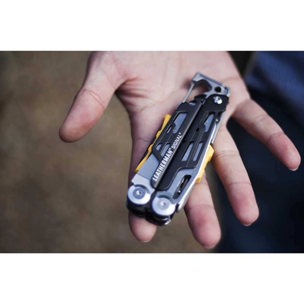 Мультитул Leatherman Signal (832265) 115мм 19функций черный карт.коробка