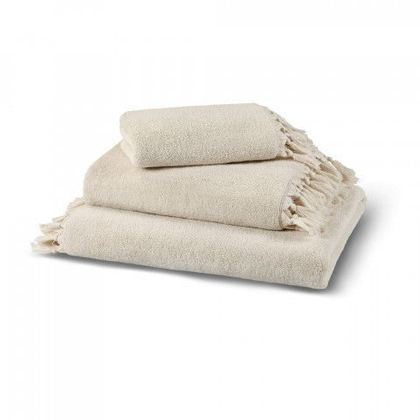 Полотенце 76x142 Hamam Tierra Linen natural бежевый