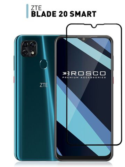 Защитное стекло ROSCO для ZTE Blade 20 Smart оптом (арт. ZTE-B20S-FSP-GLASS-BLACK)