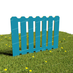 Забор уличный из экопластика Дворик, секция 1000х740 мм