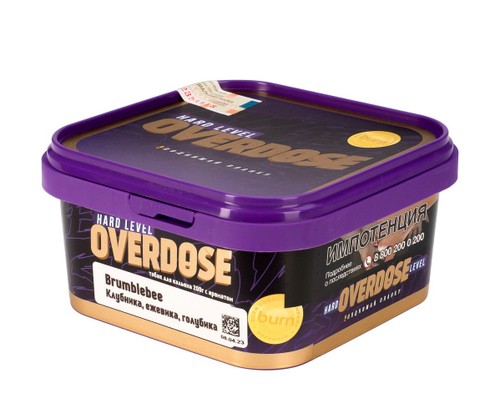 Overdose 200гр. Brumblebee (Клубника, ежевика, голубика)