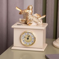 Часы Птички Терра Дуэт Айвори