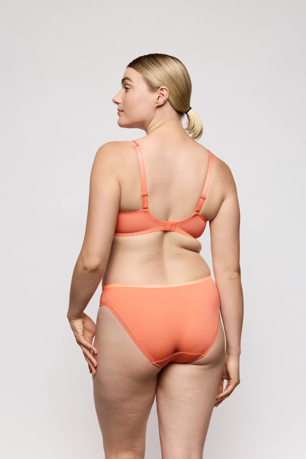 PRIMADONNA DEVDAHA Бюстгальтер с глубоким вырезом с подкладкой, оранжевый