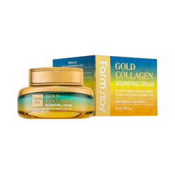 Farm Stay Gold Collagen Nourishing Cream питательный крем с золотом и коллагеном