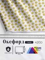 Оксфорд с принтом 1 метр №2 420 D