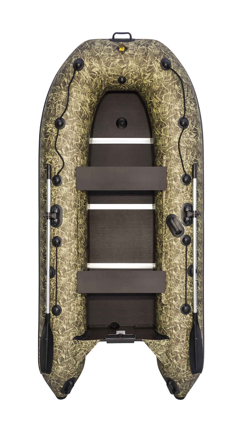 Ривьера 3200 СК камуфляж + KAMISU T 9.8 BMS (комплект лодка + мотор)