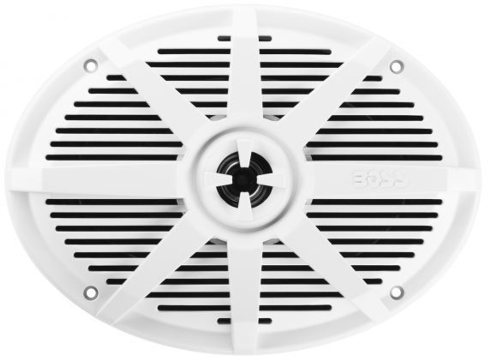 Динамики 350W 6"x9" 2-х полосные, встраиваемые, 2шт., белый