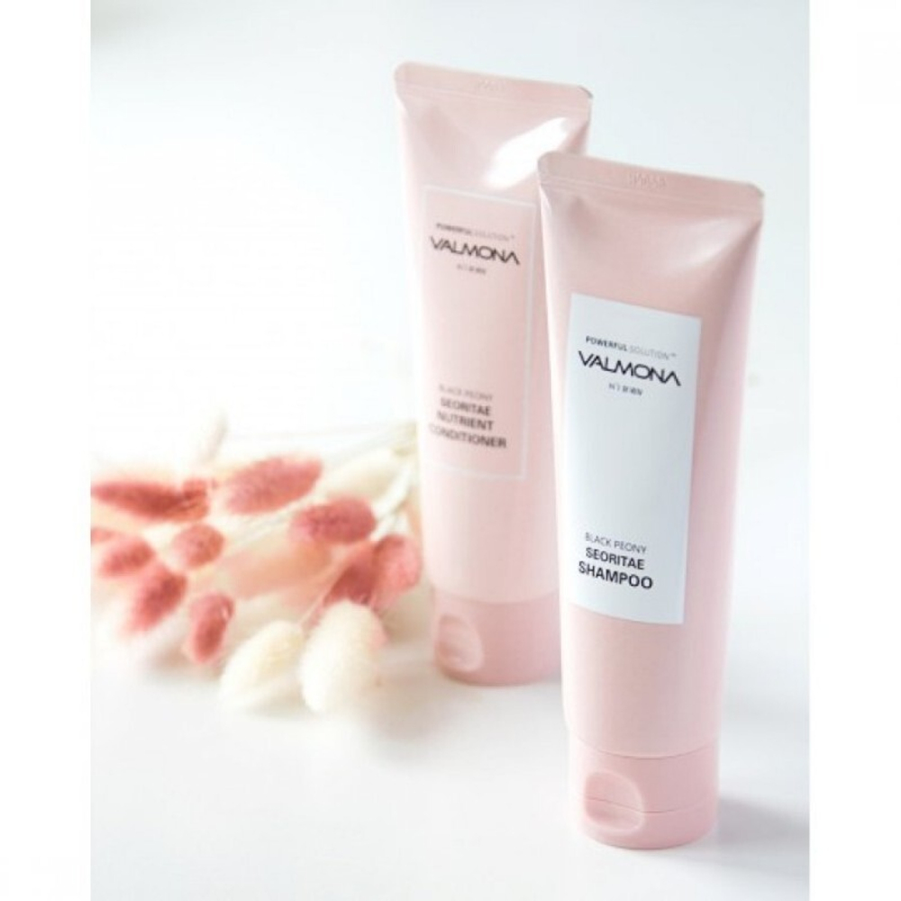 Evas Valmona Powerful Solution Black Peony Seoritae Shampoo укрепляющий шампунь с черным пионом