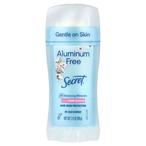 Secret, Сухой твердый дезодорант, вишневый цвет, 68 г (2,4 унции)