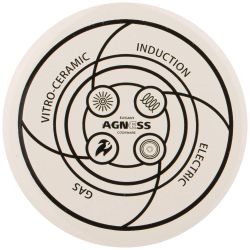 ЧАЙНИК AGNESS ЭМАЛИРОВАННЫЙ СО СВИСТКОМ, СЕРИЯ "ФРУКТЫ" 2,2Л, ИНДУКЦИОННОЕ ДНО