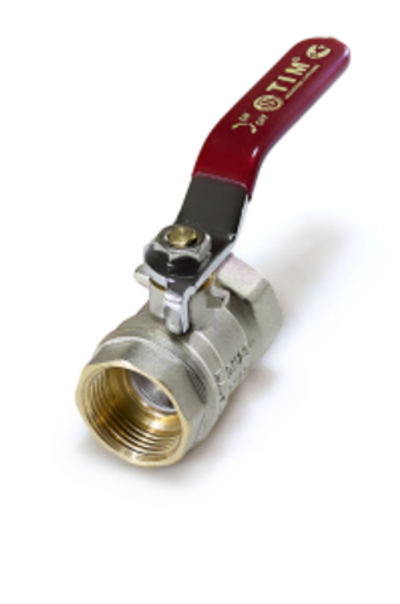 Кран   шаровой НИКЕЛ. 21/2  г/г (Р) (TIM)