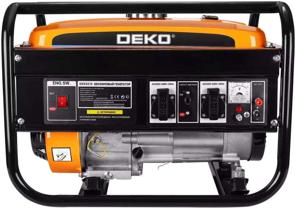 Бензиновый генератор Deko DKEG210, 3,2 кВт 065-1085