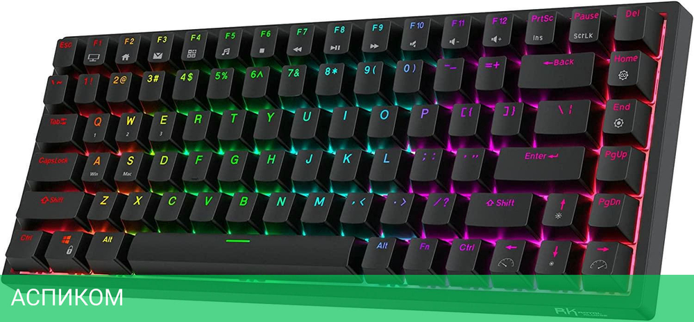 Клавиатура Royal Kludge RK84 Red switch Black