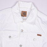 Белоснежная джинсовая куртка Carhartt, S