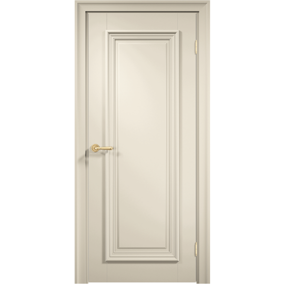 Фото межкомнатной двери эмаль Дверцов Брессо 1 цвет жемчужно-белый RAL 1013 глухая