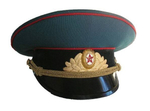 Фуражка парадная цвет морской волны с черным околышем