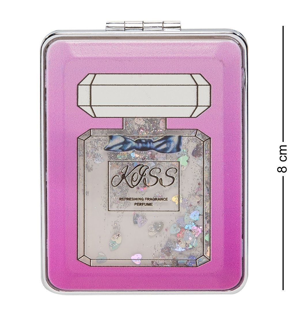 WW-112/6 Зеркало прямоугольное с плавающими блестками «Парфюм»