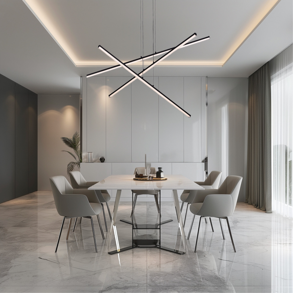 Citilux Trent CL203731 LED Люстра подвесная с пультом Чёрная