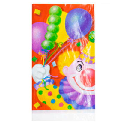 Скатерть-п-э-Клоун-с-шарами-140х180см