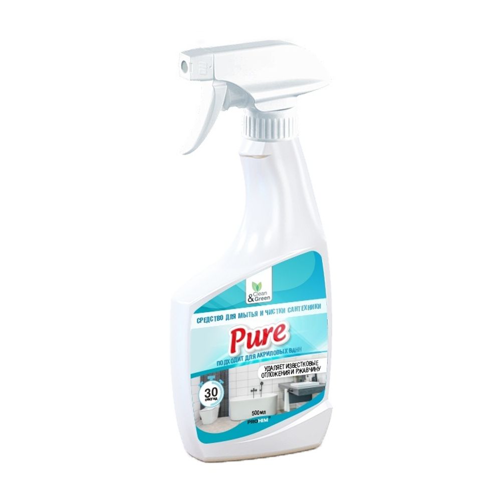 СРЕДСТВО ДЛЯ МЫТЬЯ И ЧИСТКИ САНТЕХНИКИ PURE CG8078