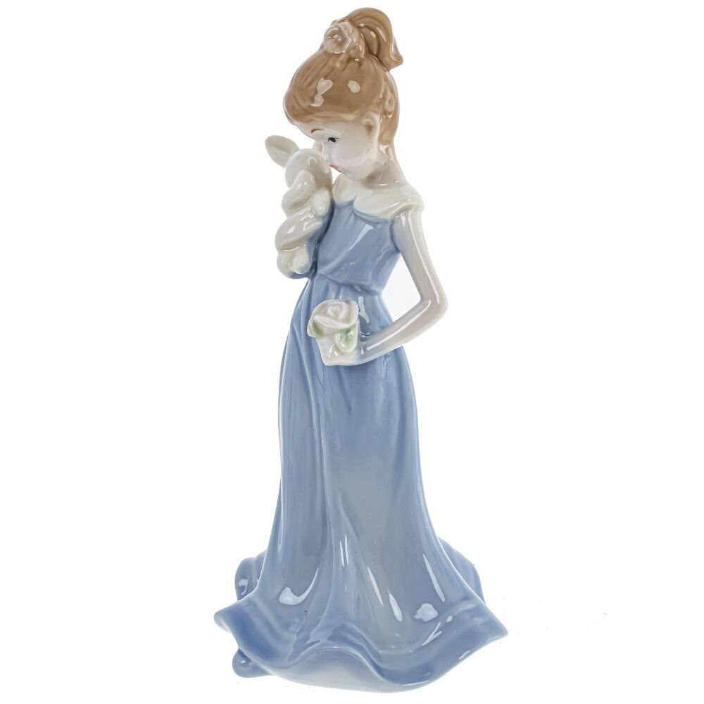 GAEM Фигурка декоративная "Девочка с кроликом", L8 W7 H16 см