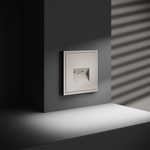 Розетка компьютерная встраиваемая VOLTUM S70 двойная RJ45+RJ45 кат.6, (кашемир)