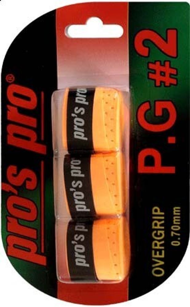 Теннисные намотки Pro&#39;s Pro P.G. 2 3P - orange