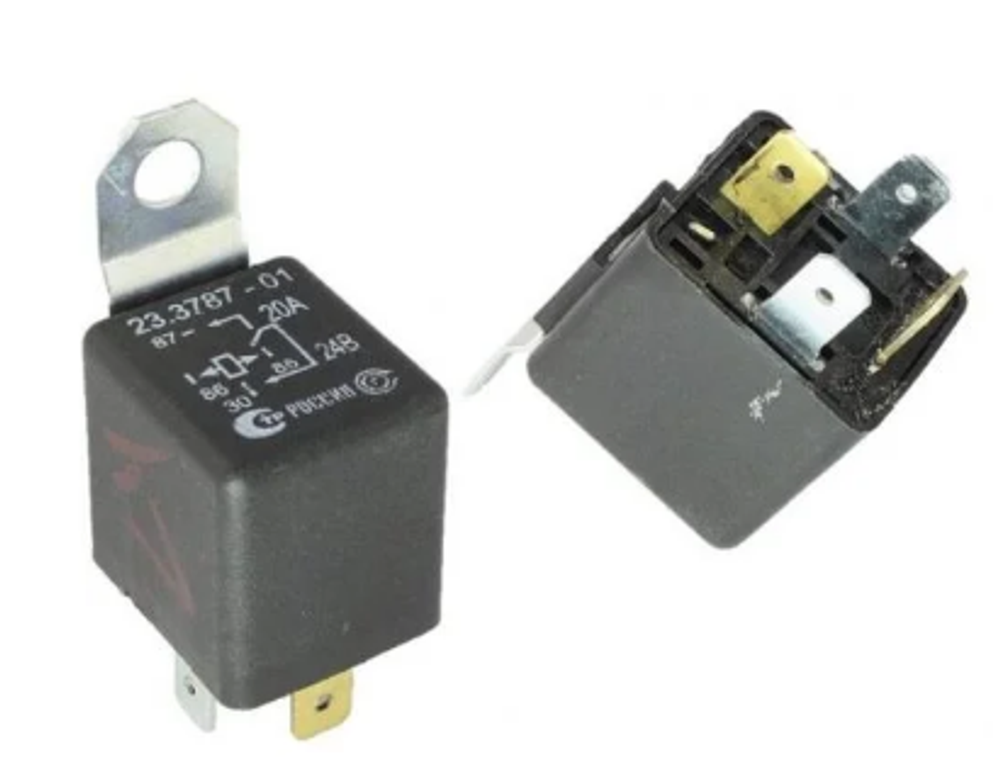 Реле 4-х конт  30А с ухом 24В 23.3787-01