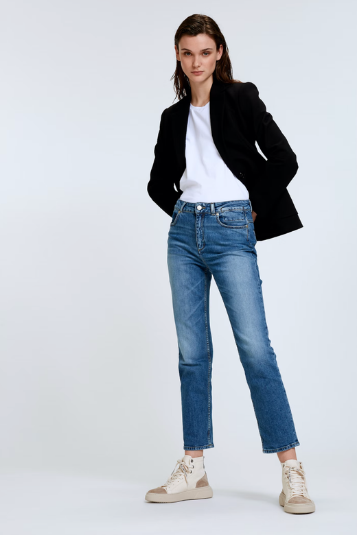 Джинсы из хлопка