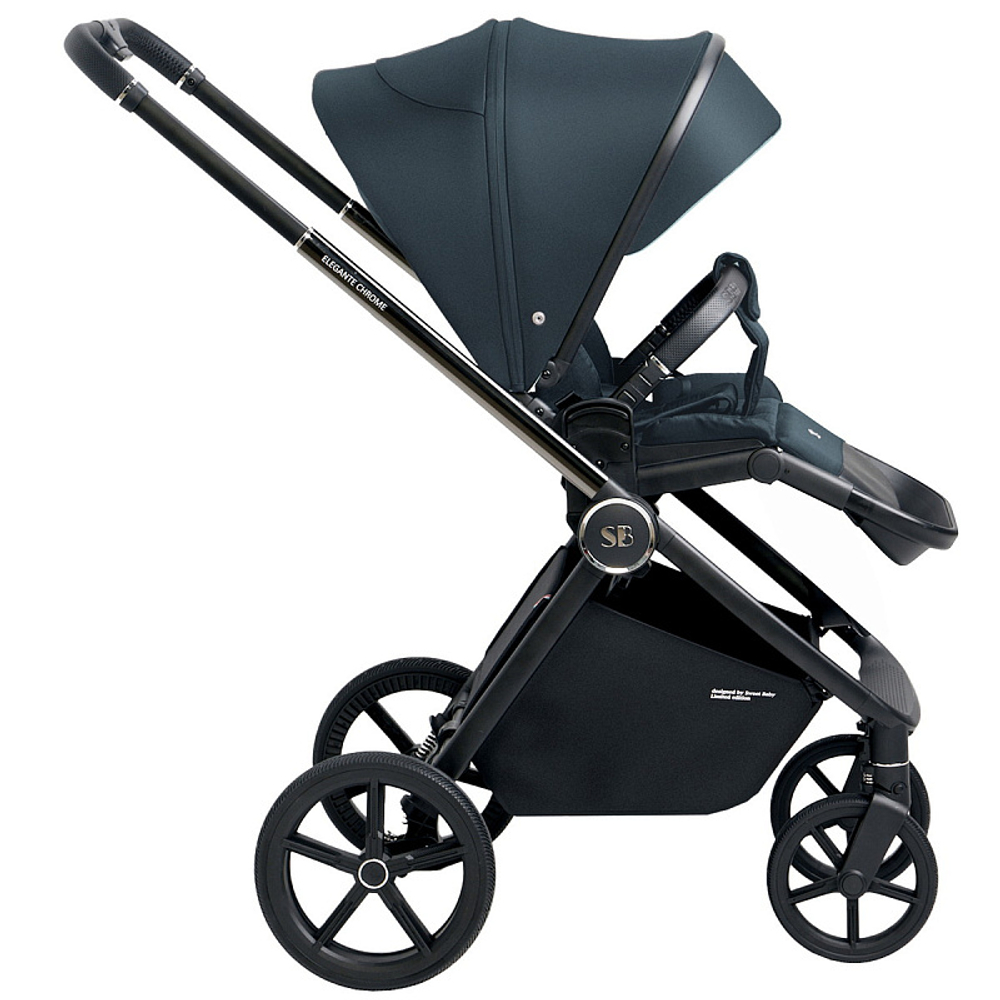 Детская коляска Sweet Baby Elegante 2 в 1 Chrome Blue