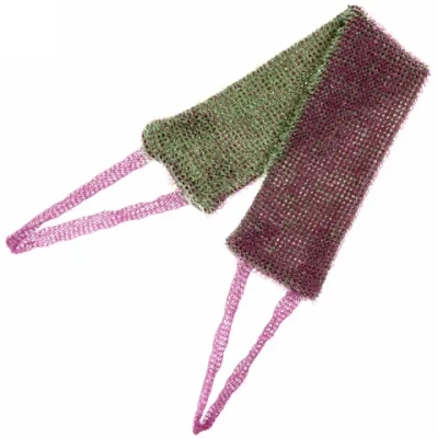 Мочалка для тела полипропиленовая «Пояс банный», двусторонний, 50*10см