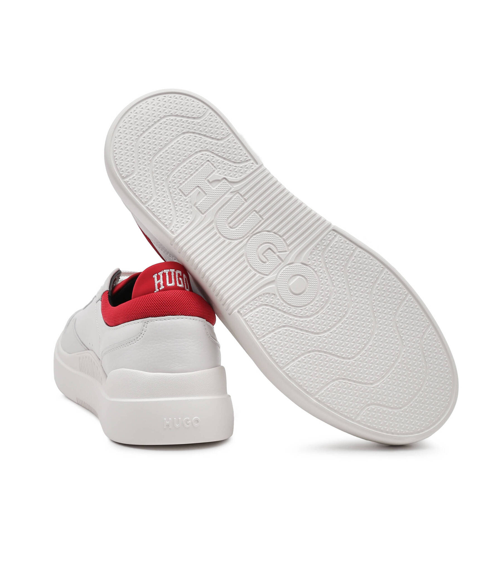 Кожаные кроссовки blake_tenn_tbna HUGO - белый(50516931)