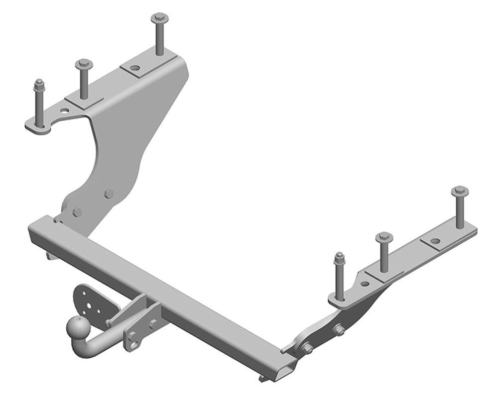 Фаркоп для Subaru Forester 2008-2013 Тип шара: A. Нагрузки: 1500/75 кг, SU 05