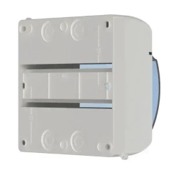 Бокс под автоматы IEK 6 модулей IP30 белый с дверцей