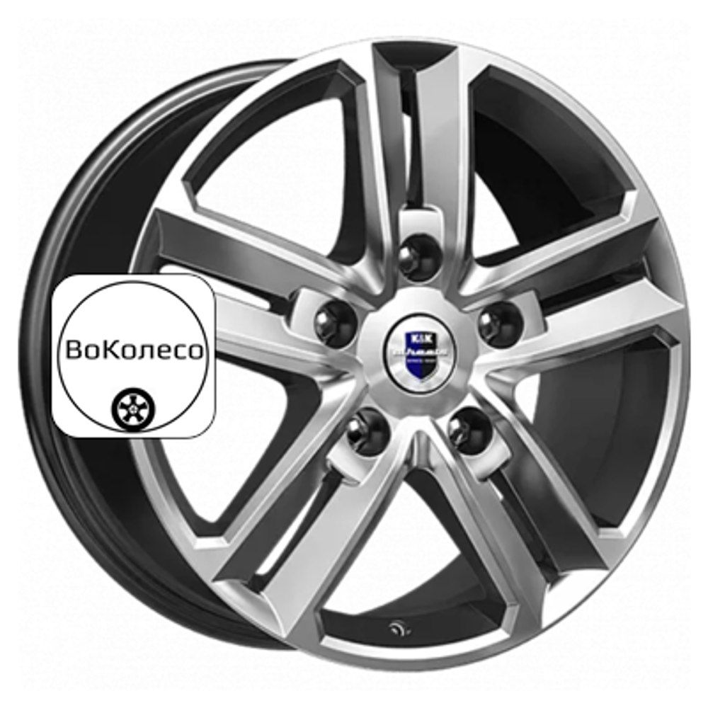 8x18/5x114,3 ET45 D66,1 Backfire (КС763M) Дарк платинум K&K