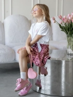 Летний костюм для девочки с шортами