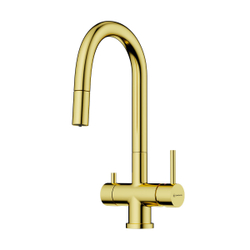Смеситель для кухни Omoikiri Akita-S-LG Светлое золото