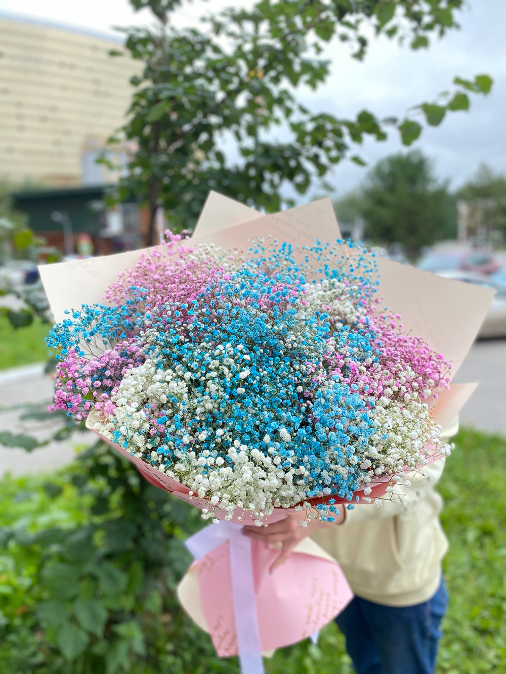 Букет из гипсофилы XL