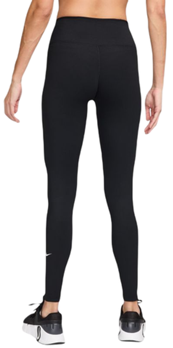 Женские леггинсы Nike One High Waist Full Length - черные/белые