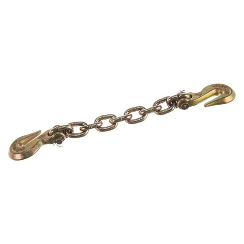 WDK-0504 Тяговая цепь с крюками - соединитель цепей. Усилие 6 тонн. Длина 45 см